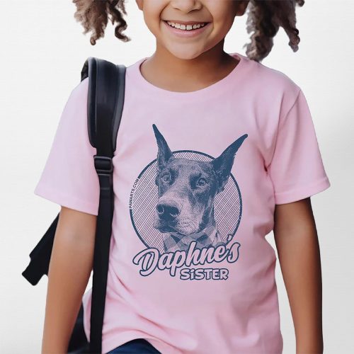 Custom Dog Sketch Youth T-Shirt - Adorable Gift for Kids - Pawarts