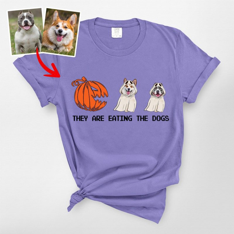 Wag Wag Waka! - Custom Dog Halloween Comfort Colors T-Shirt For Dog Lovers - Pawarts