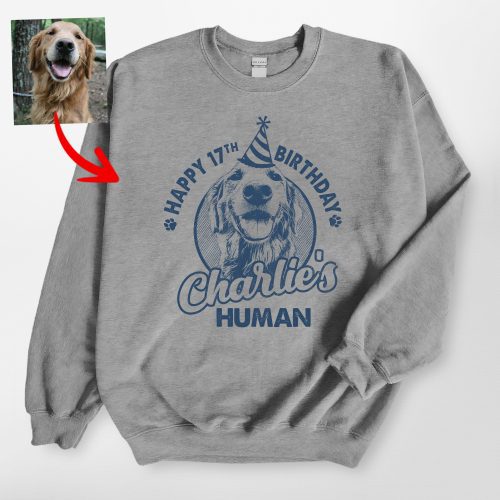 Happy Birthday Gildan Sweatshirt For Dog Lovers - Pawarts