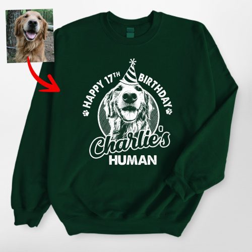 Happy Birthday Gildan Sweatshirt For Dog Lovers - Pawarts