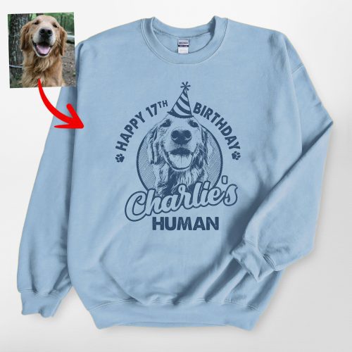 Happy Birthday Gildan Sweatshirt For Dog Lovers - Pawarts