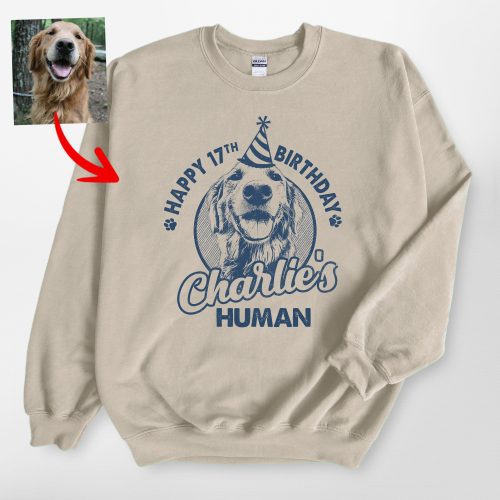 Happy Birthday Gildan Sweatshirt For Dog Lovers - Pawarts