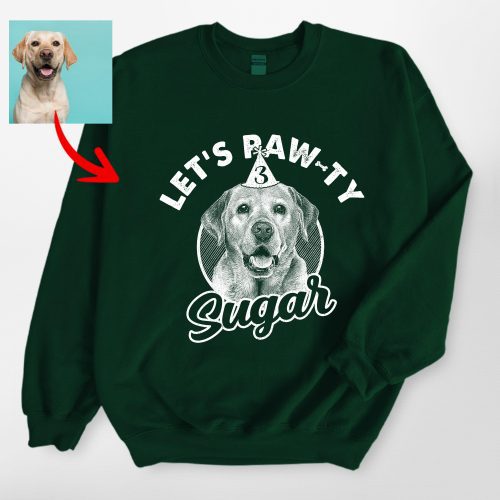 Let's Paw-ty Gildan Sweatshirt For Dog Lovers - Pawarts