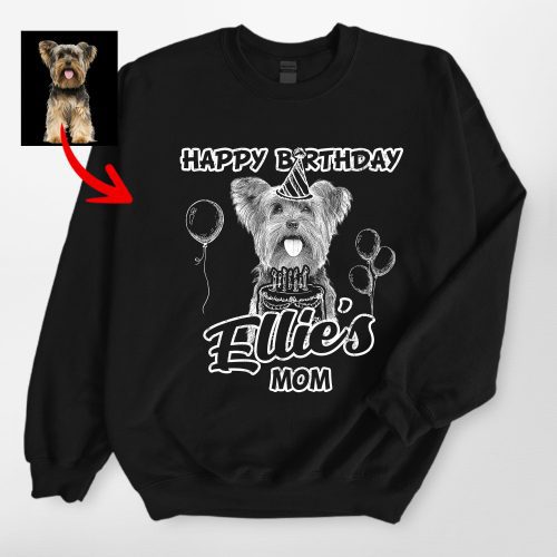 Happy Birthday Customized Dog Gildan Sweatshirt - Pawarts