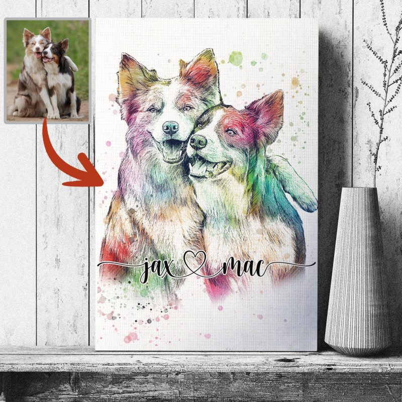 Pawarts | Unique Custom Dog Canvas [Great Gift for Dog Lovers] - Pawarts