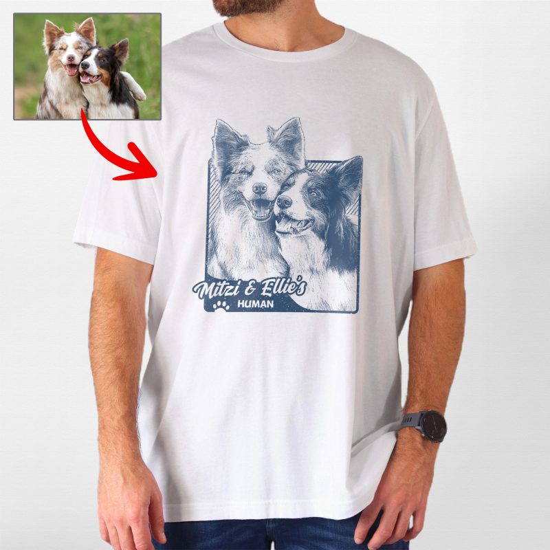 Meaningful Custom Dog Shirt Bella Canvas Tee for Dog Moms and Dads - Pawarts