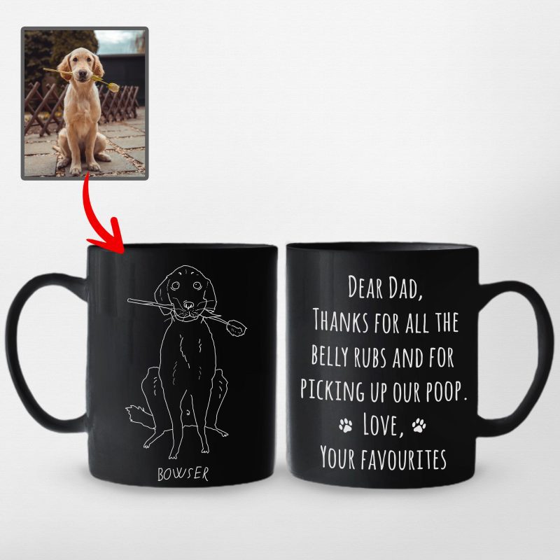 Pawarts | Funny Personalized Dog Mug [Nice Gift For Dog Dad] - Pawarts