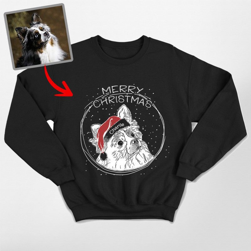 Pawarts | X-mas Vibe Personalized Dog Sweatshirt For Human - Pawarts