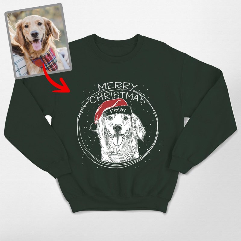 Pawarts | X-mas Vibe Personalized Dog Sweatshirt For Human - Pawarts