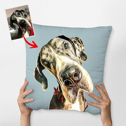 Pawarts | Great Custom Pet Colorful Painting Portrait Pillowcase - Pawarts