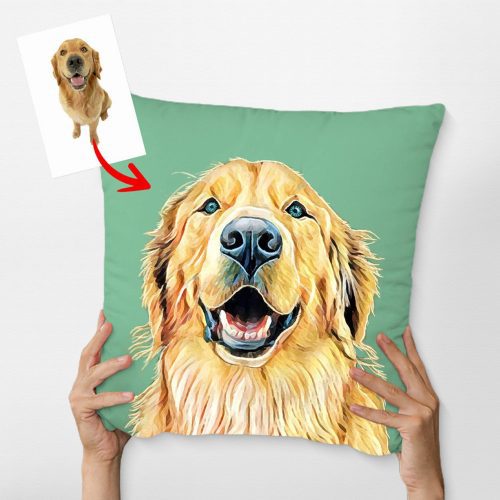 Pawarts | Great Custom Pet Colorful Painting Portrait Pillowcase - Pawarts