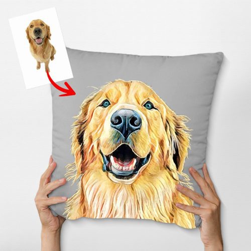 Pawarts | Great Custom Pet Colorful Painting Portrait Pillowcase - Pawarts