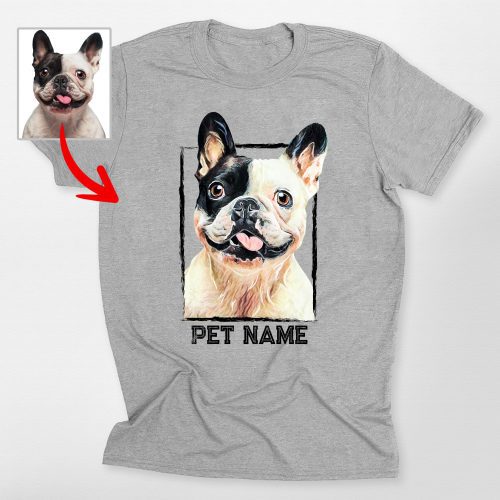 Pawarts | Amazing Personalized Dog Portrait Unisex T-shirt - Pawarts