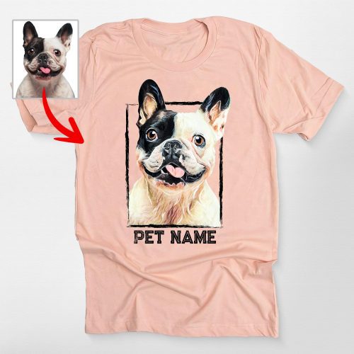 Pawarts | Amazing Personalized Dog Portrait Unisex T-shirt - Pawarts