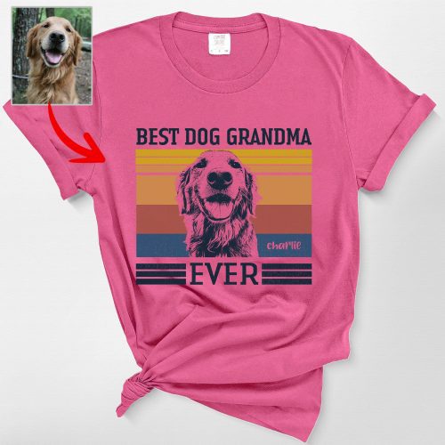 Best Dog Mom Ever Comfort Colors T-Shirt - Vintage Graphic for Mother's Day - Pawarts