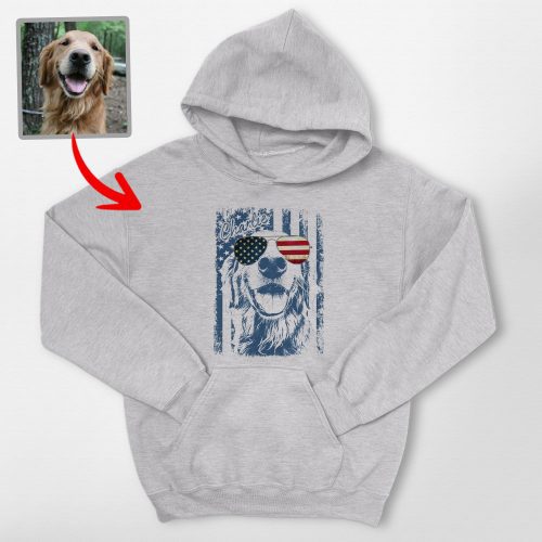 Pawarts - Excellent Custom Dog Hoodie For Patriotic Human - Pawarts