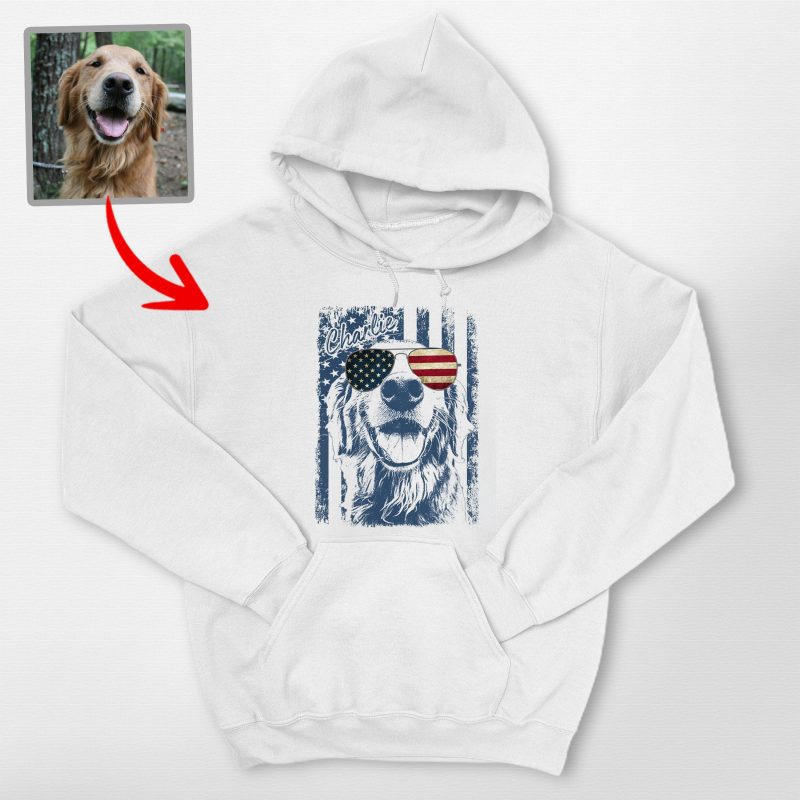 Pawarts - Excellent Custom Dog Hoodie For Patriotic Human - Pawarts