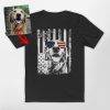 Custom Dog Independence Day Shirt - Back Print with American Flag - Pawarts