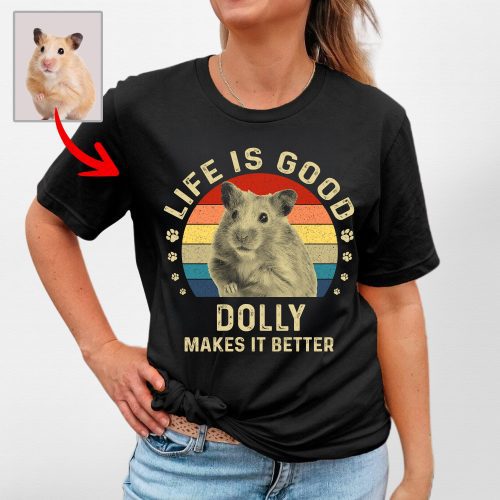 Vintage Life Is Good Custom Dog T-shirts, Unforgettable Gifts For Dog Mom - Pawarts