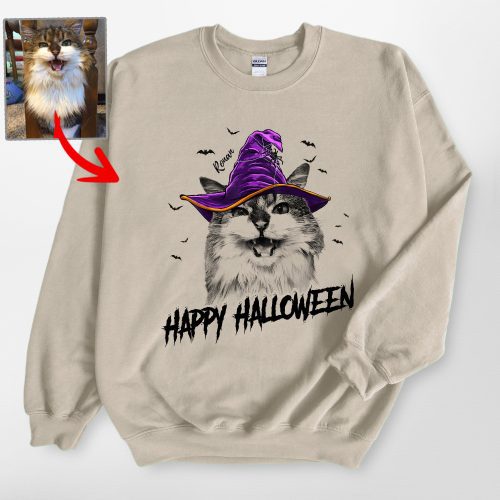 Pawarts | Happy Halloween Personalized Dog Sweatshirt - Pawarts