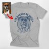 Life is Good with a Dog Bella Canvas Shirt - Custom Dog Portrait Tee - Pawarts