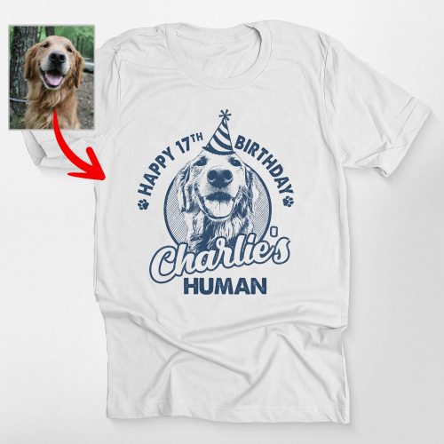 Pawarts - (Happy Birthday) Custom Dog T-shirts, Unforgettable Gifts For Dog Owners - Pawarts