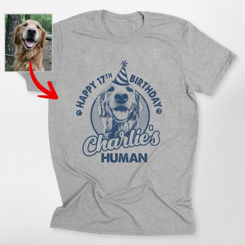 Pawarts - (Happy Birthday) Custom Dog T-shirts, Unforgettable Gifts For Dog Owners - Pawarts