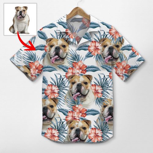 Pawarts | Customized Dog Portrait Hawaiian Shirt For Dog Lovers - Pawarts