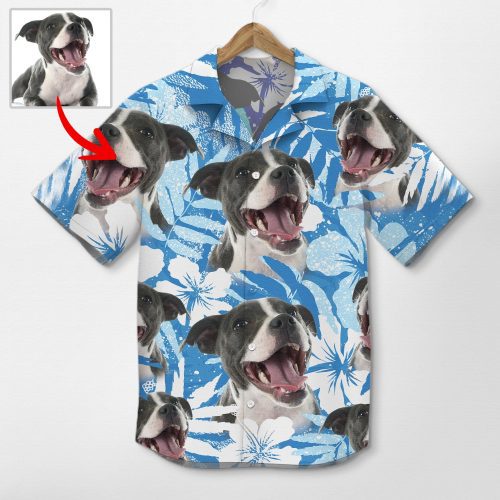 Pawarts | Customized Dog Portrait Hawaiian Shirt For Dog Lovers - Pawarts