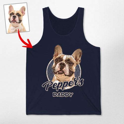 Vintage Custom Sketch Dog Tank Top for Dog Lovers - Pawarts