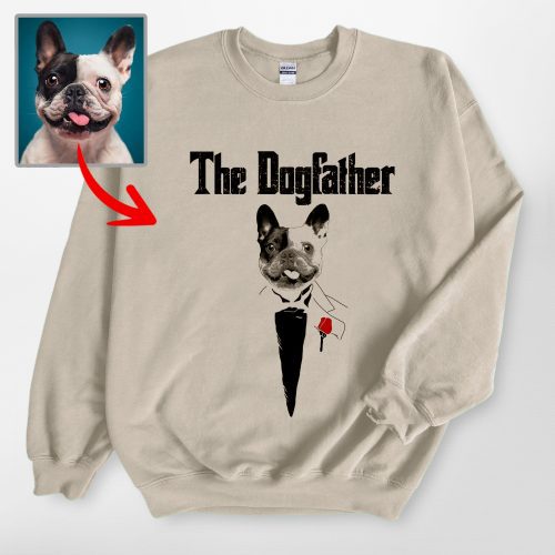 Pawarts - [The DogFather] Personalized Sweatshirt For Dog Dad - Pawarts