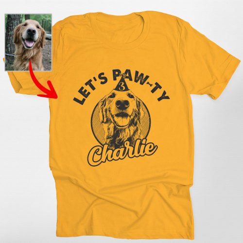 Pawarts - [Happy Birthday] Meaningful Customized T-shirts For Dog Owners - Pawarts