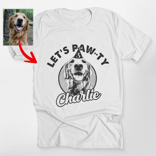 Pawarts - [Happy Birthday] Meaningful Customized T-shirts For Dog Owners - Pawarts