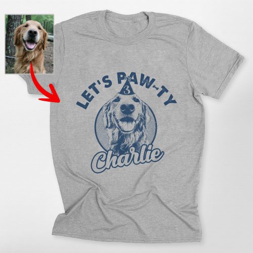 Pawarts - [Happy Birthday] Meaningful Customized T-shirts For Dog Owners - Pawarts