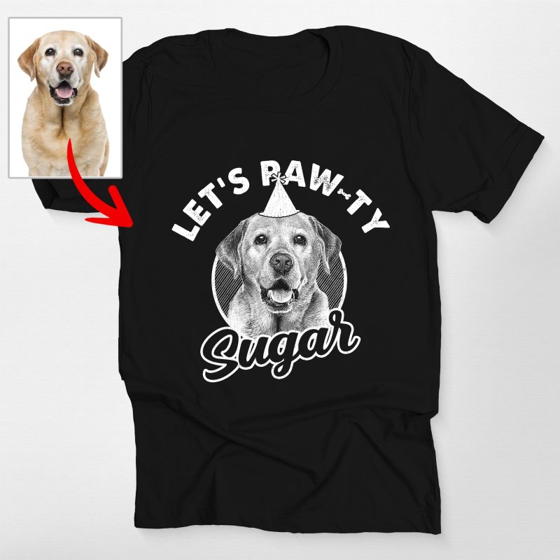 Pawarts - [Happy Birthday] Meaningful Customized T-shirts For Dog Owners - Pawarts