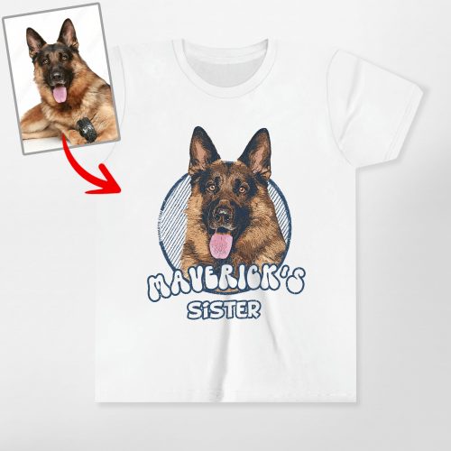 Dog's Favorite Human Shirt - Custom Dog Painting for Kids - Pawarts