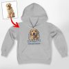 Custom Dog Kids Hoodie - Vintage Sketch Design for Little Dog Lovers - Pawarts