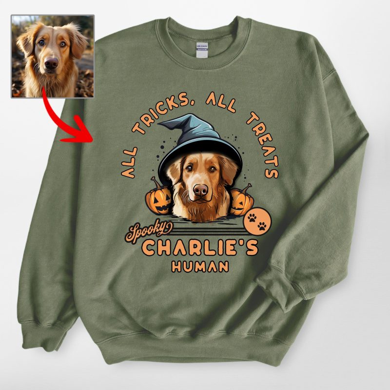 Pawarts | Spooky Personalized Dog Sweatshirt [For Halloween] - Pawarts