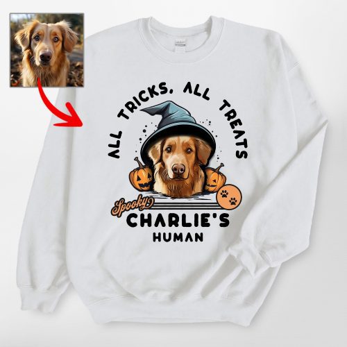 Pawarts | Spooky Personalized Dog Sweatshirt [For Halloween] - Pawarts