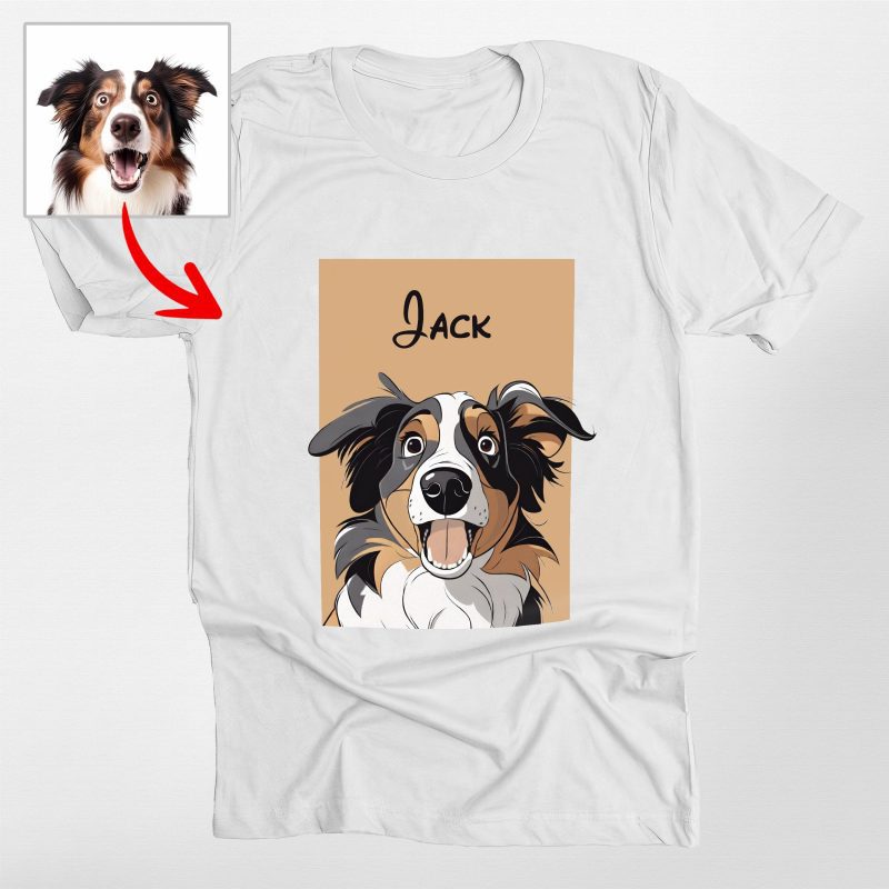 Pawarts | Cartoon Dog Custom Unisex T-shirt [For Humans] - Pawarts