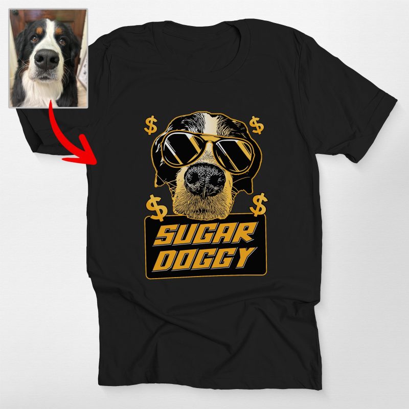 Pawarts | Sugar Doggy Custom Unisex T-shirt [For Human] - Pawarts