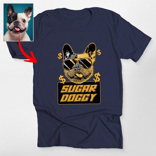 Pawarts | Sugar Doggy Custom Unisex T-shirt [For Human] - Pawarts