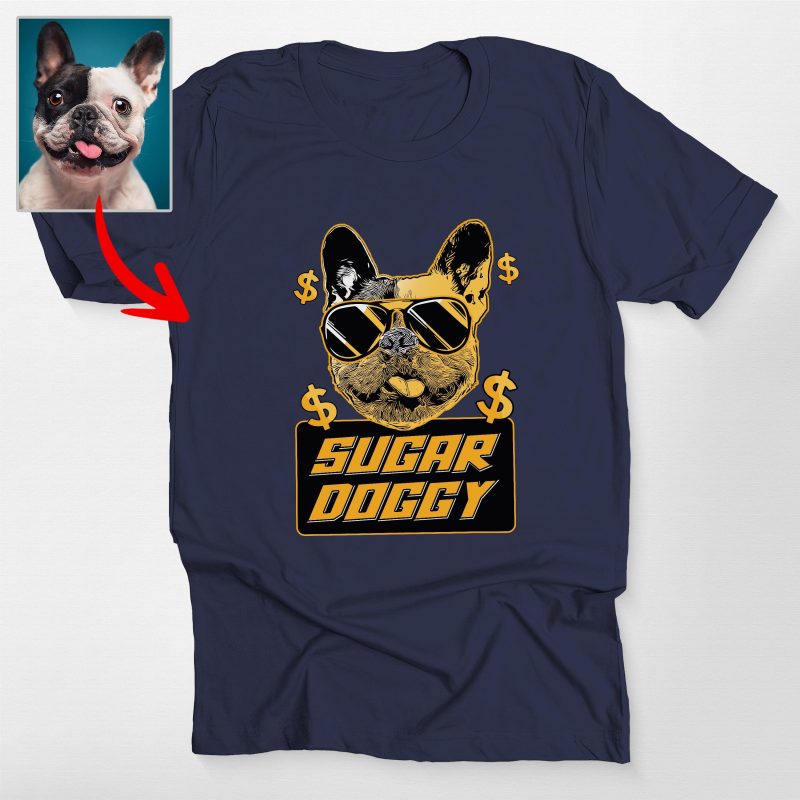 Pawarts | Sugar Doggy Custom Unisex T-shirt [For Human] - Pawarts