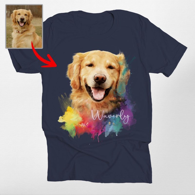 Pawarts | Colorful Custom Dog Unisex T-shirt [For Humans] - Pawarts