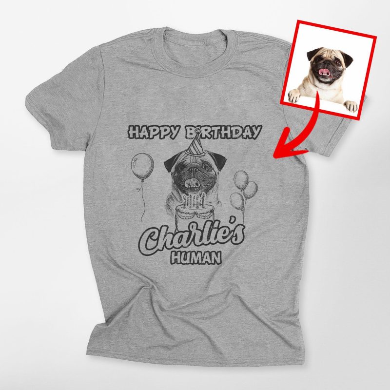 Custom Dog Birthday Bella Canvas Shirt - Unique Gift for Dog Owners - Pawarts