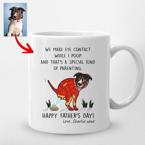 Pawarts | Funny Personalized Dog Face Mug [For Father's Day] - Pawarts