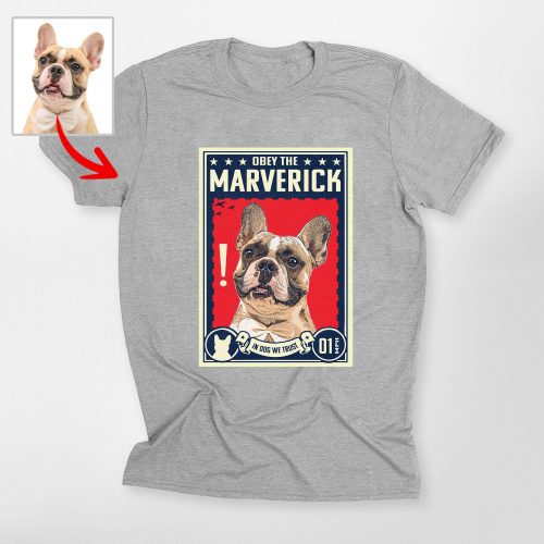 Custom Dog Portrait Unisex T-shirt [For Independence Day] - Pawarts