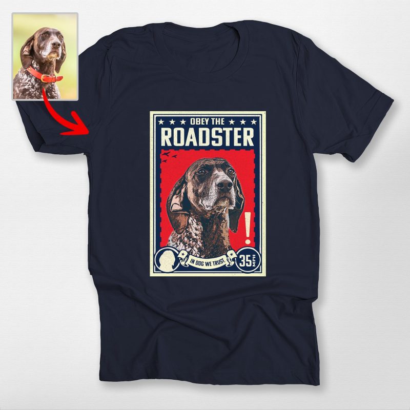 Custom Dog Portrait Unisex T-shirt [For Independence Day] - Pawarts