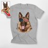 Custom 4th of July Dog Shirt with US Flag and Your Dog's Name for Dog Lovers - Pawarts