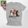 Pawarts | Fourth Of July Custom Dog Portrait Unisex T-shirt For Dog Lovers - Pawarts